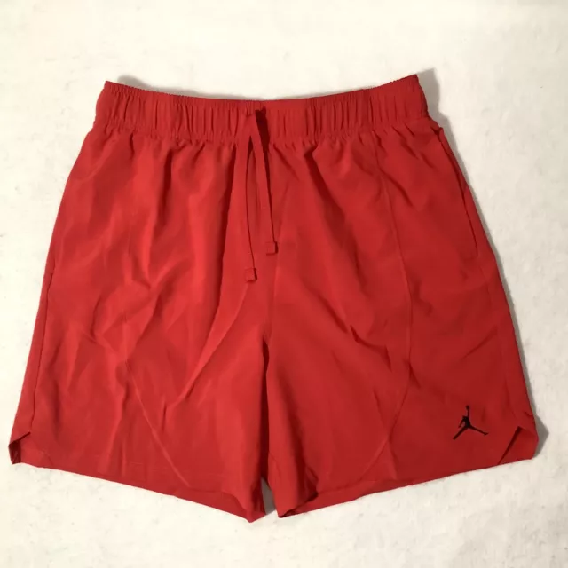 Nike Air Jordan Jumpman Basketball Gym Shorts Dri Fit Mens Size XL Training Red