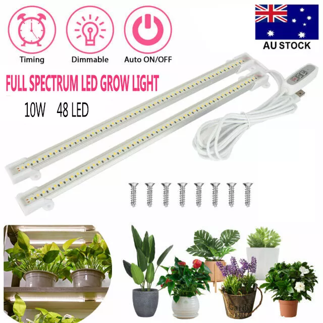 LED Grow Light Tube Strip Full Spectrum Lamp For Indoor Plant Growing Flower Veg