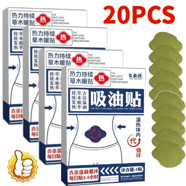 20x cerotto assorbente olio assenzio persone pigre, adesivo assorbente assenzio naturale.