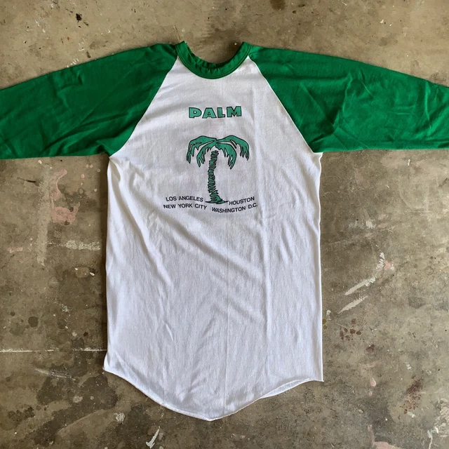70S VINTAGE THE PALM RESTAURANT BEVERLY HILLS STEAKHOUSE RAGLAN T-SHIRT