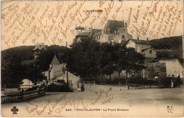 CPA Chatel-Guyon La Place Brosson FRANCE (1303920)