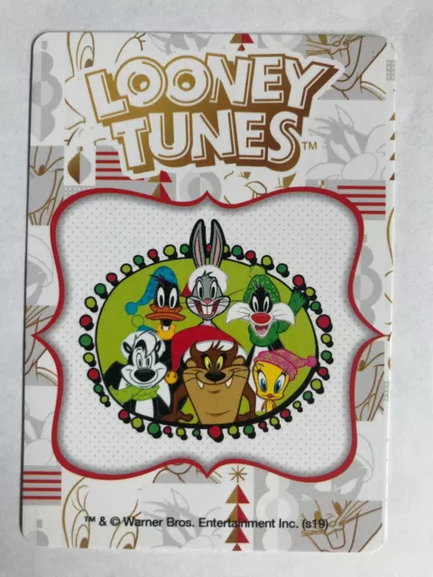 Marvin Martian Christmas Light Looney Tunes Bugs Bunny Swap Playing Card QUEEN Q 3