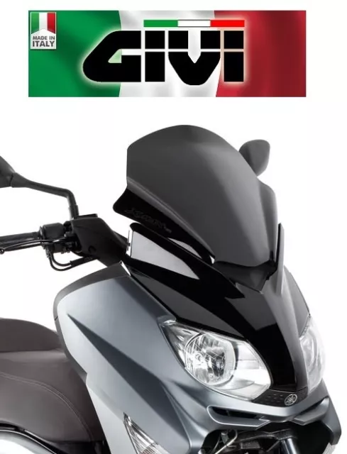 Pare-Brise Bas Et Sportif Noir Poli MBK Skycruiser 125 2012 D446B GIVI