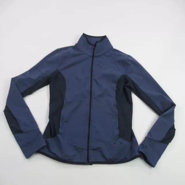 Kyodan Jacket Womens Small Gray Fleece Long Sleeve Mock Neck Full