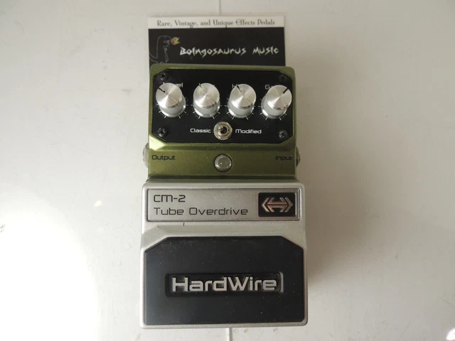 Digitech Hardwire CM-2 Tube Overdrive Effects Pedal Free USA Shipping
