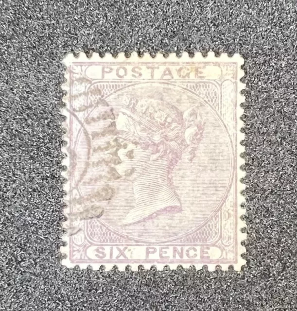 QV GB SG 70 (1855-1857) 6d Pale Lilac, Used