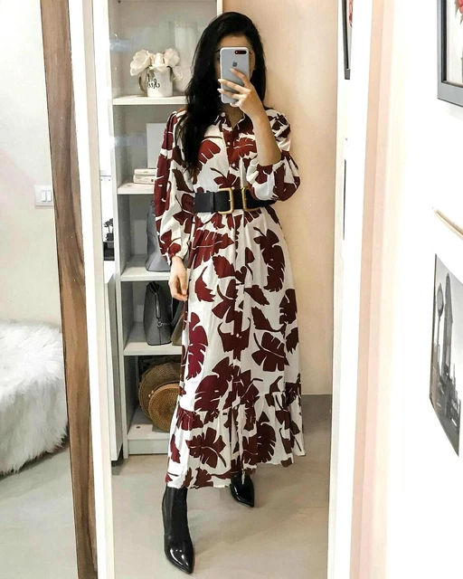 Zara white buttoned best sale dress