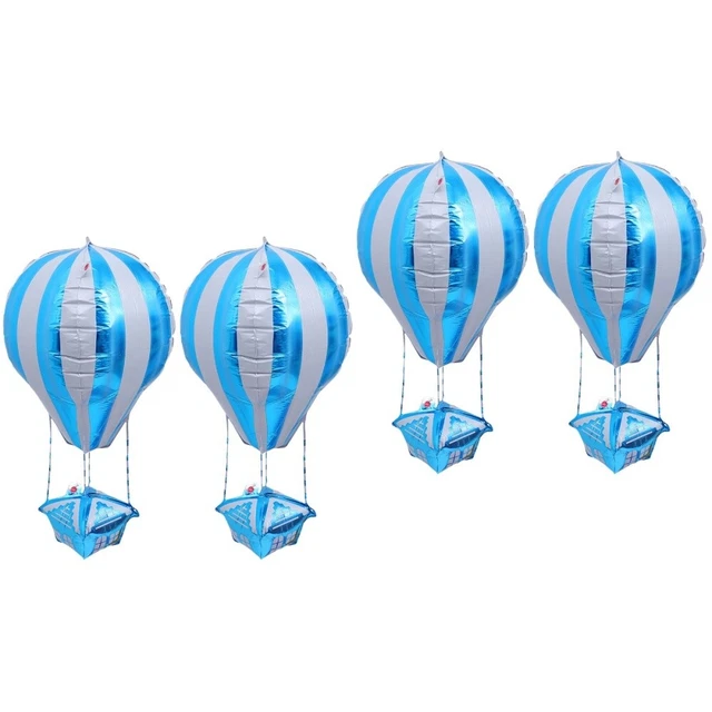 4 Pcs Balloon Aluminum Foil Baby Shower Party Decoration Hot Air