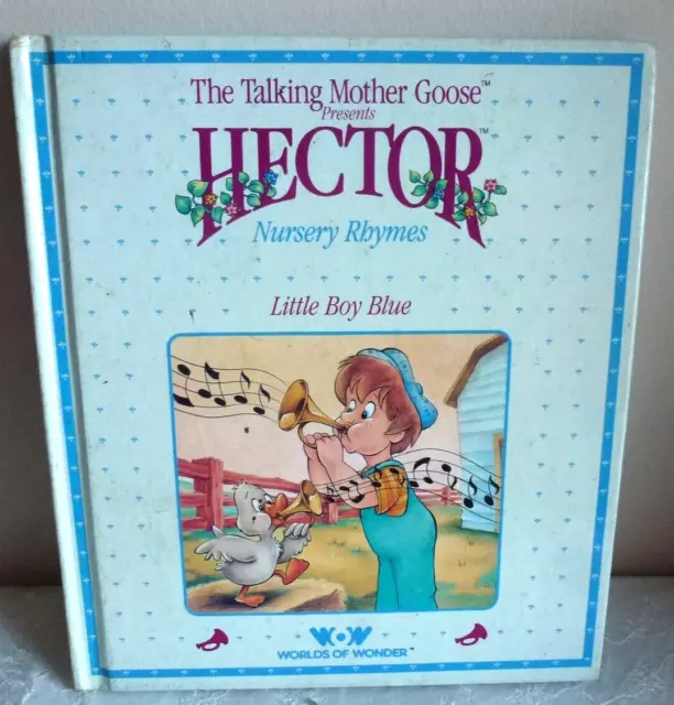 The Talking Mother Goose HECTOR Little Boy Blue Nursery Rhymes (Hardcover)