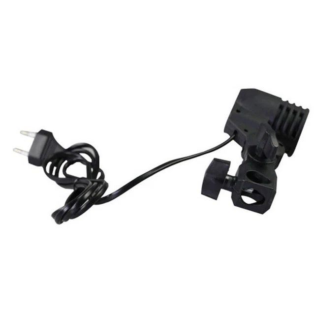 Conjunto de lámpara individual con tornillo E27 y orificio paraguas para fotografía