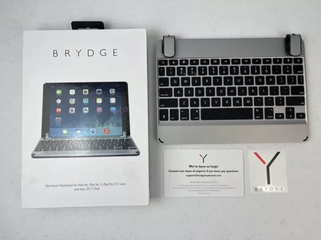 BRYDGE 9.7 Space Gray Aluminum Keyboard For iPad Air,IPad Air 2,iPad Pro 9.7in