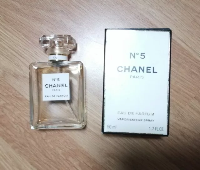 Chanel no 5 eau de parfum 50mls Empty Bottle & Box. ??? Could be Refilled. VGC