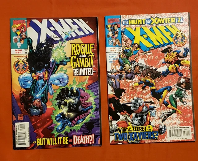  X-Men  #81, & #82  part 2 of 6 The Hunt For Xavier, Rogue & Gambit Reunited