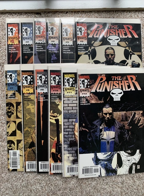 Punisher #1-12 Vol. 5 Marvel Knights Garth Ennis Steve Dillon