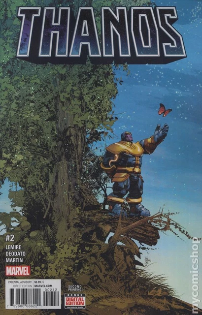 Thanos #2C Deodato Variant 2nd Printing VF 2017 Stock Image