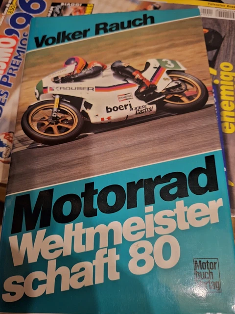 MOTORRAD WM 1980 Volker Rauch Weltmeisterschaft Grand Prix Toni Mang