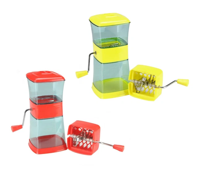 Chilli Onion Cutter Chopper Dice Vegetable Grater Chilly Dry Fruit Nuts Manual