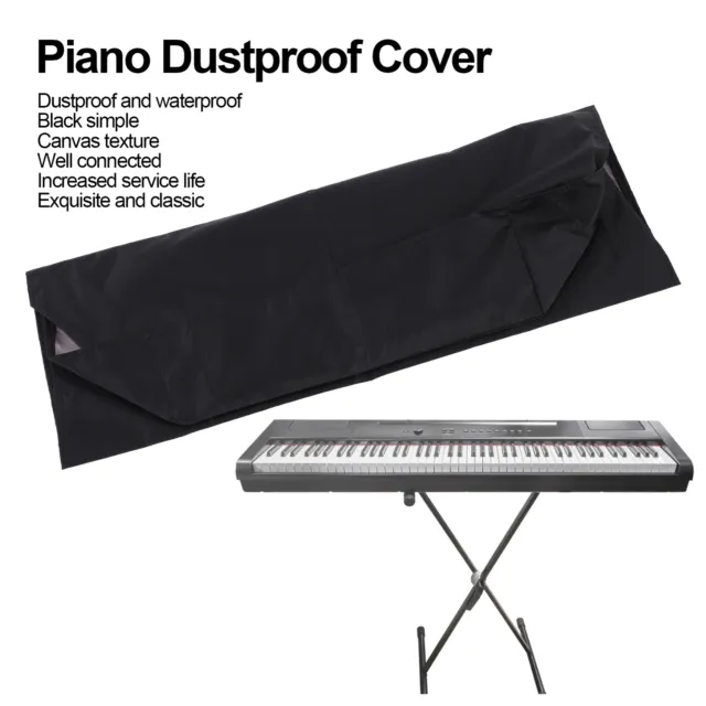 Piano Keyboard Dust Cover Canvas Waterproof Tools For 61 Key Electronic Musi Ggm