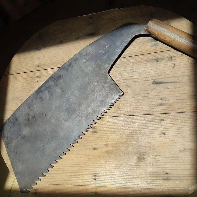 JAPAN TRADITIONAL CARPENTER Tool Iron Maebiki Nokogiri big Saw