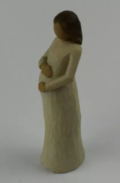 Willow Tree Cherish Figurine 8.25” Demdaco 2002 Pregnant Expectant Mother No Box