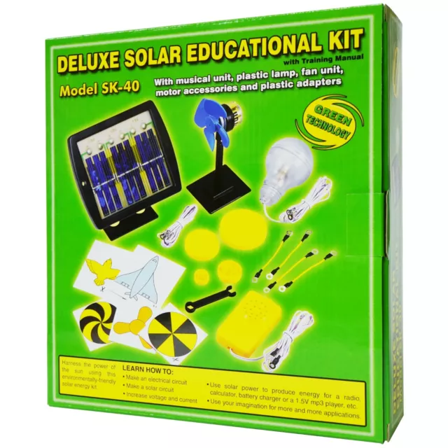 Elenco SK-40 Solar Deluxe Educational Kit Ages 9+ 2