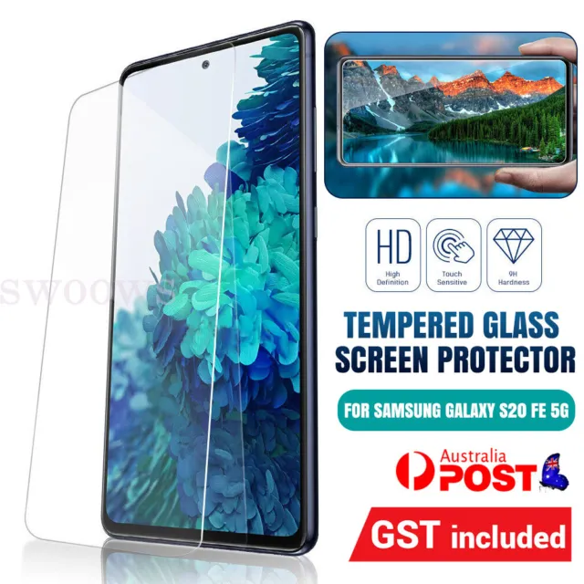 2x Tempered Glass Screen Protector Film Guard For Samsung Galaxy S20 FE 5G