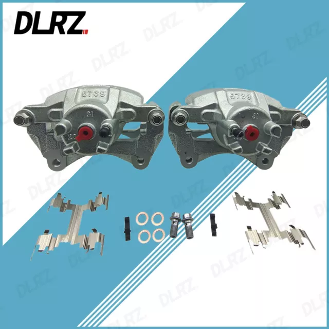 For Caliber Avenger Sebring Compass Patroit Pair Front Brake Calipers w/ Bracket