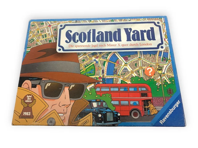 Scotland Yard - Ravensburger Spiel des Jahres 1983 - Retro - Gesellschaftsspiel