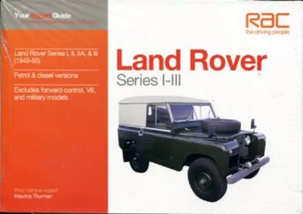Land Rover Expert Guide Livre Séries I II III 1 2 3 V8 Iia Iib Manuel 2A Armée