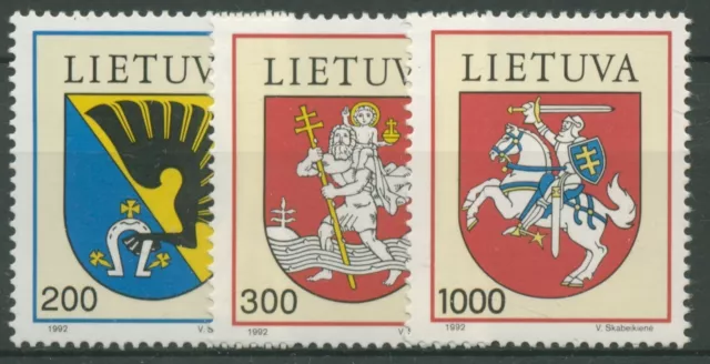 Litauen 1992 Stadtwappen, Nationalwappen 505/07 postfrisch