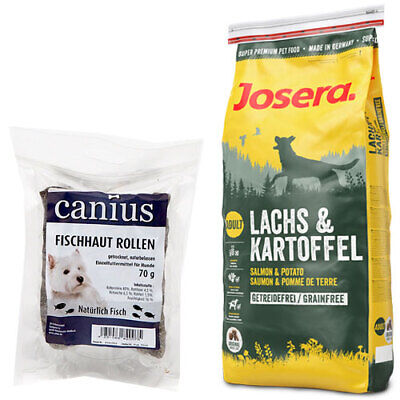 JOSERA 15kg Josera High Energy Hundefutter 80g Fleischsnacks 