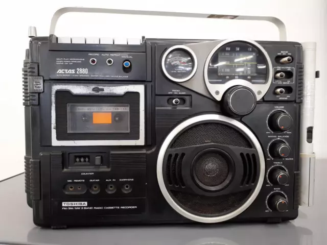TOSHIBA ACTAS2880 Junk and Parts RADIO CASSETTE RECORDER