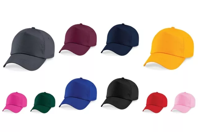 BEECHFIELD Baseball 5-Panel Cap Kappe Mütze Klettverschluss viele Farben 10 NEU