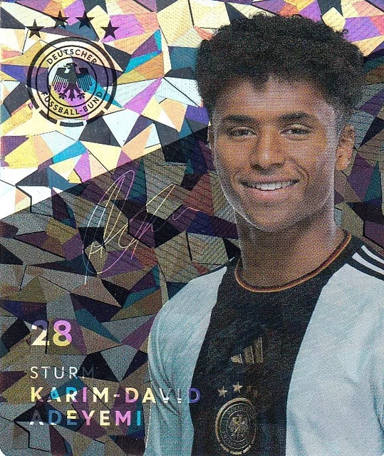 REWE DFB TRADING Cards Football World Cup 2022 Qatar No. 28 Karim