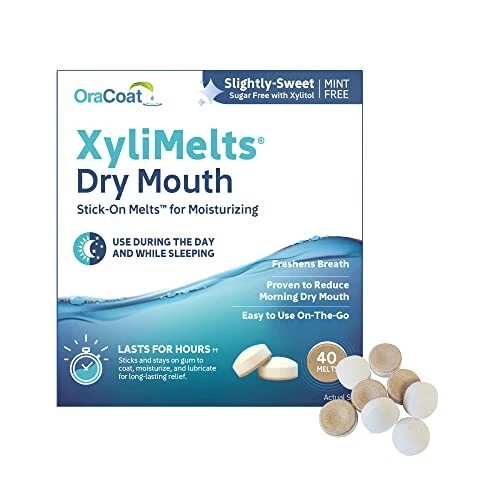 XyliMelts - Dry Mouth - Mint Free - 0.1 pounds, 40 Count