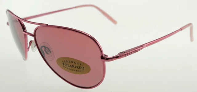 Serengeti Small Aviator Pink / Sedona Polarized Sunglasses 7093