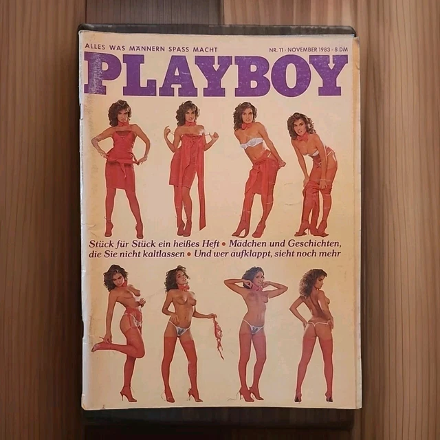 PLAYBOY NOVEMBER 1983 Angelica Heinrich, Alessandra Mussolini Top