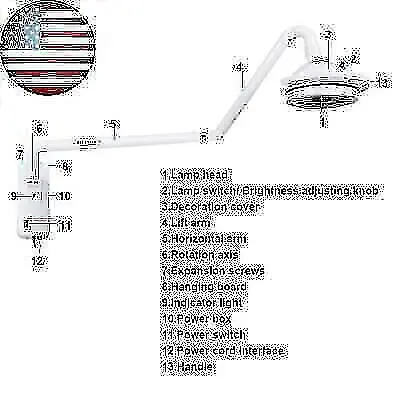 Dental LED Surgery Light - Premium Surgical Lamp for Dentists