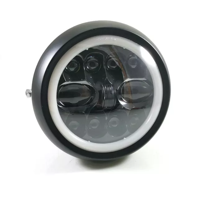 7" moto H4 Salut Lo Faisceau LED Phare 12V Projecteur Feux avant Pour Harley BMW