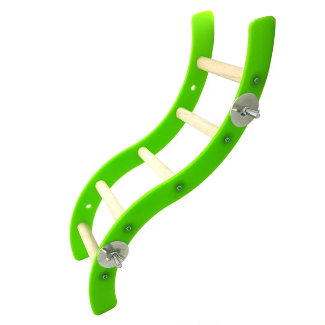 2x Papagei Kauen Spielzeug Vogel Käfig Zubehör Vogel Käfig Schaukel 5
