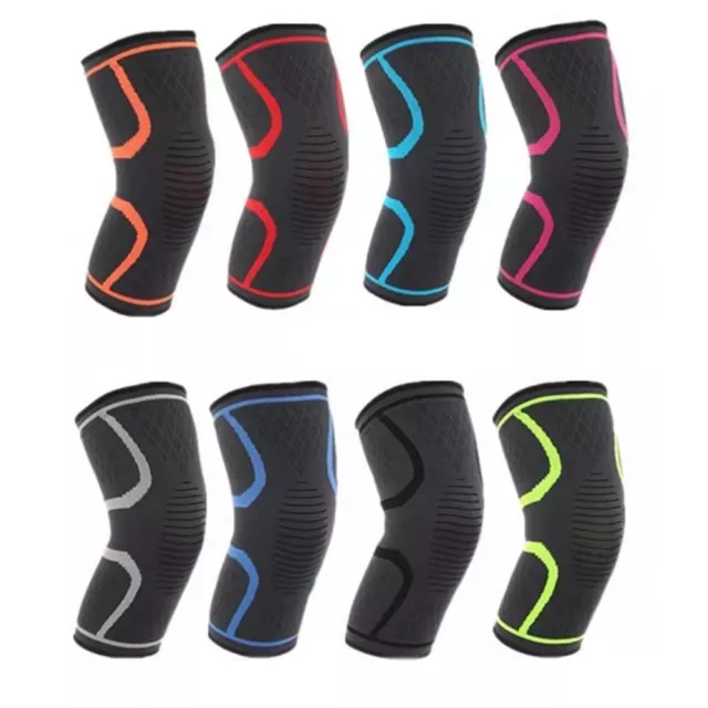 Knee Support Brace Compression Sleeve Arthritis Pain Relief Gym Sports Running
