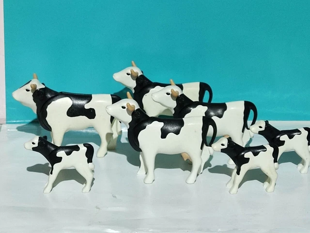 Figurine PLAYMOBIL Vache Adulte Pour Ferme - état Quasiment Neuf