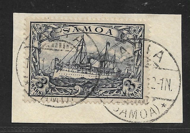Samoa Minr. 18 ° Apia 16.1.04 Luxus Briefstück Mi.: 170 €