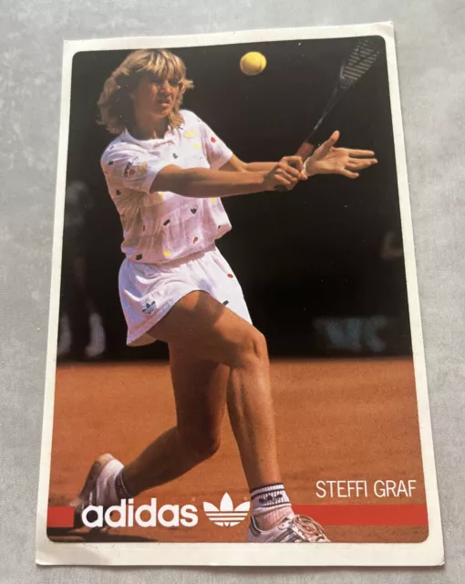 VINTAGE ADIDAS STEFFI Graf Tennis Shirt 90 s Size 12 5.00 PicClick UK