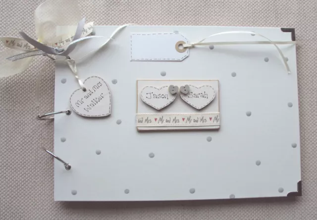 Personalised  Love/Wedding.. A4  Size...photo Album/Scrapbook/Memory Book.