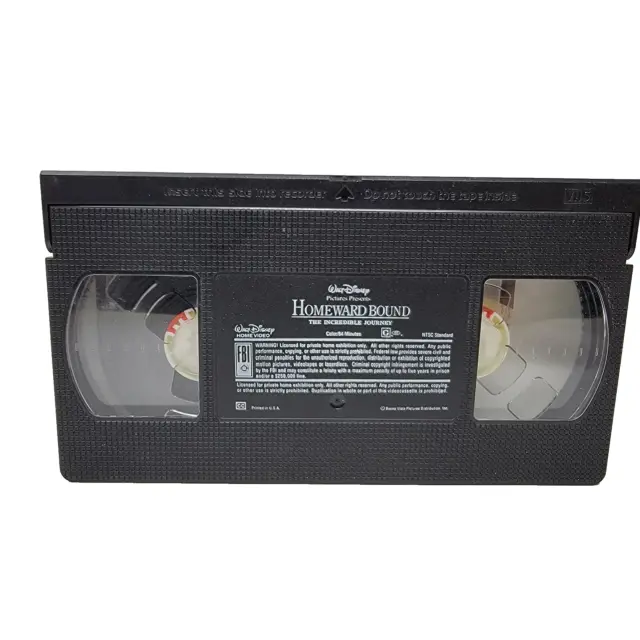 HOMEWARD BOUND: THE Incredible Journey (VHS, 1993, Michael J. Fox ...