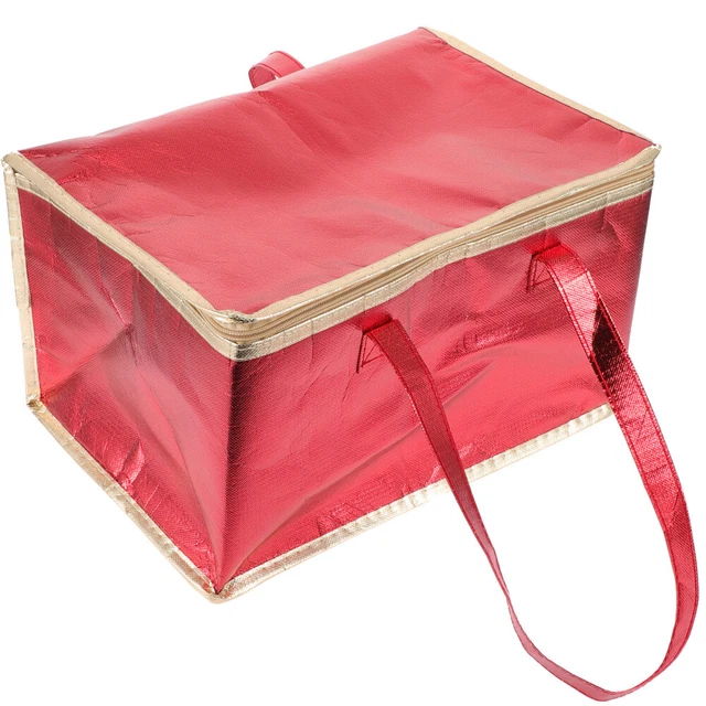 Bolsa aislada bolsa térmica para pizza bolsa de hielo bolsa de mano viajes de compras