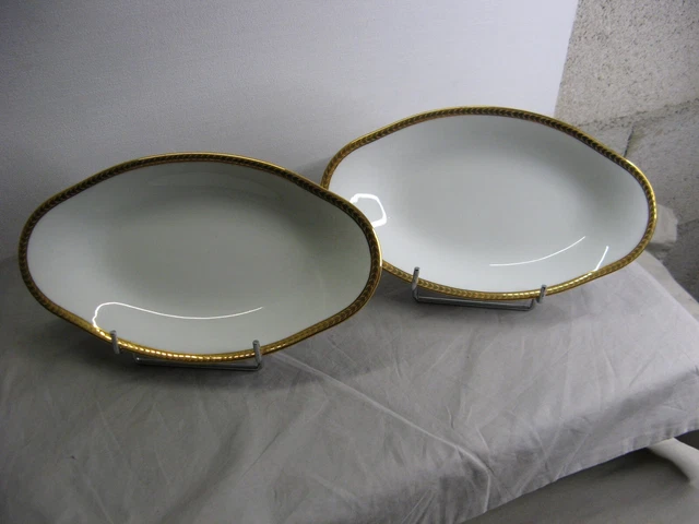 Lot De 2 Ramequins / Tasses à Crème En Porcelaine De Chine Blanche - Neufs, Qualité Française