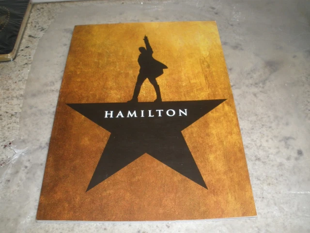 2015 HAMILTON BROADWAY Musical Program Pb PicClick CA
