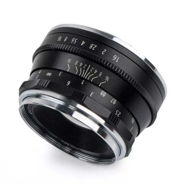 Pergear 35mm F1.6 Manual Prime Fixed Lens for Olympus Panasonic M4/3 Cameras